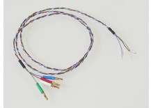 Tonearm Wire (Cardas Copper Litz + Gold / Rhodium Pins), High-End